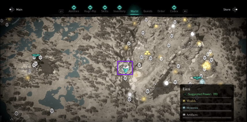 Eitri artifacts locations Assassin’s Creed Valhalla