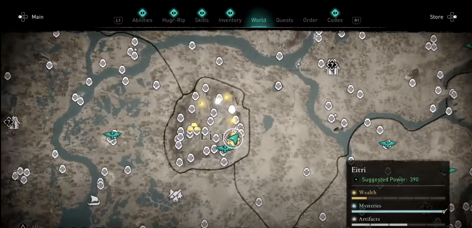 Eitri wealth locations Assassin’s Creed Valhalla