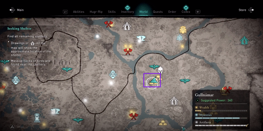 Gullnamar wealth locations Assassin’s Creed Valhalla