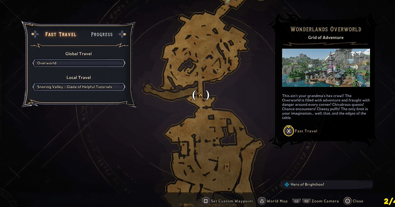 Snoring Valley Lucky Dice map 2