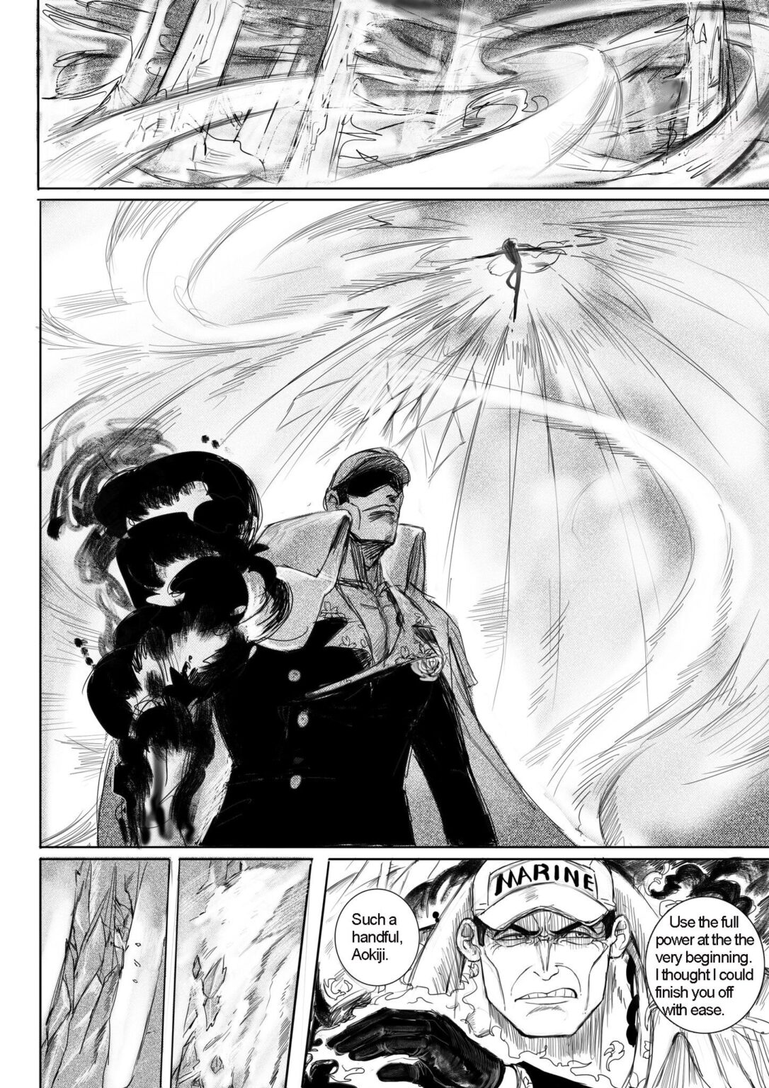 Akainu vs Aokiji full fight that fans wanted to see all along Retrology