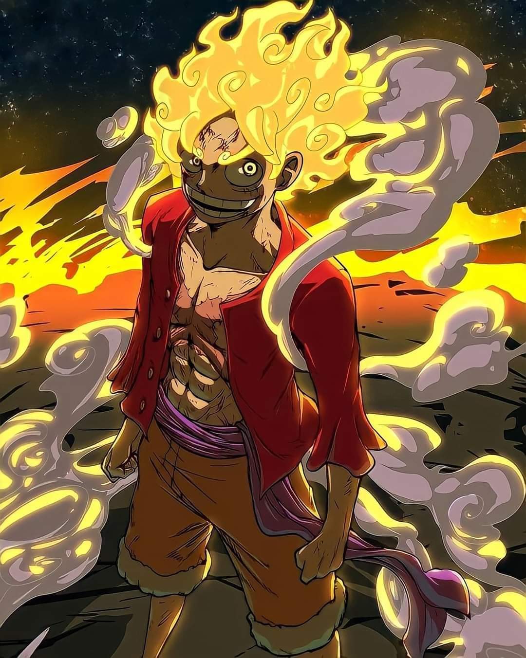 Luffy Gear 5 fan art that is really worth checking out Retrology