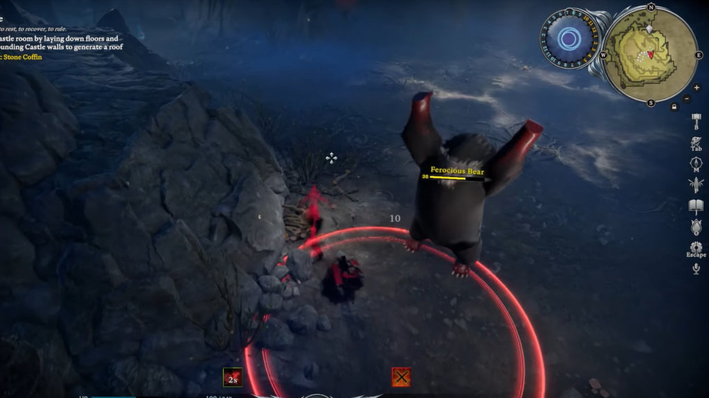 Ferocious Bear location