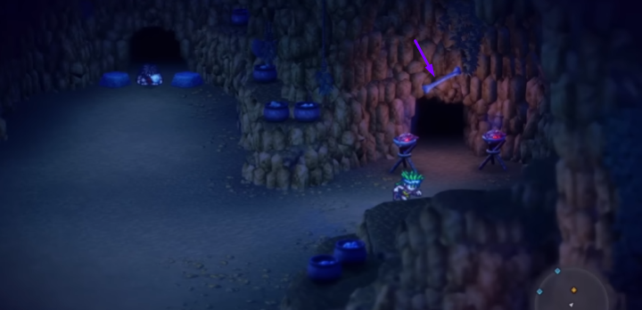 The cave with Bone symbol / insignia