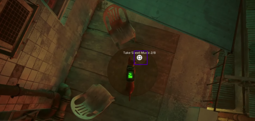 Music Sheet # 2 - on top of Clementine’s Table