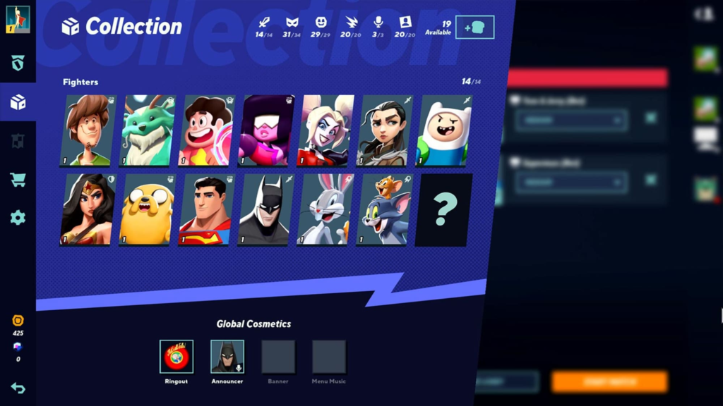 All characters of Multiverses