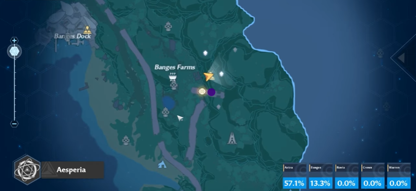 Banges Farm scenic point on map