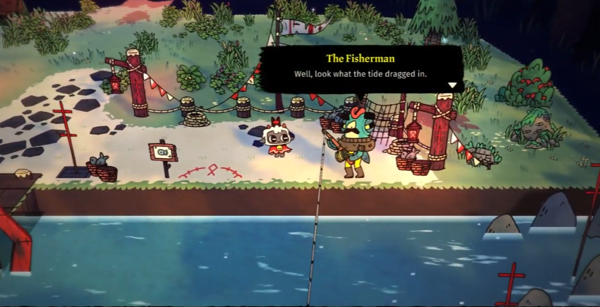 Fisherman: Side Quest (Cult of the Lamb Pilgrims Passage)