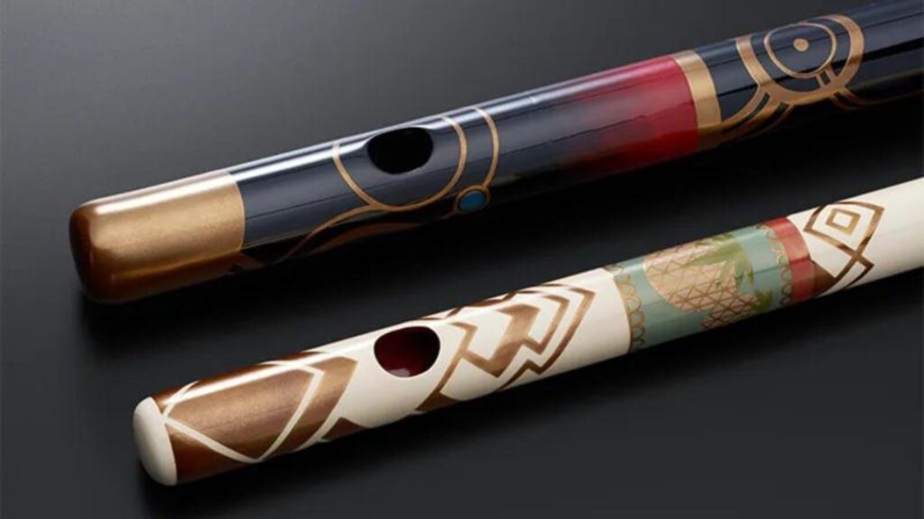 Shinobue flutes used in making some of the Xenoblade Chronicles 3 OST