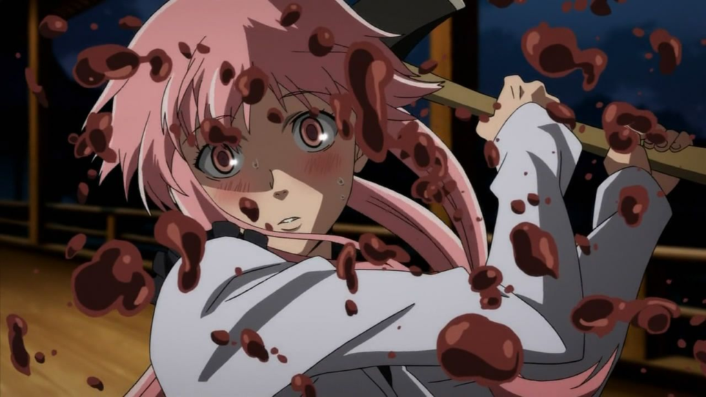Yuno Gasai (Future Diary): Yandere anime characters with pink hair