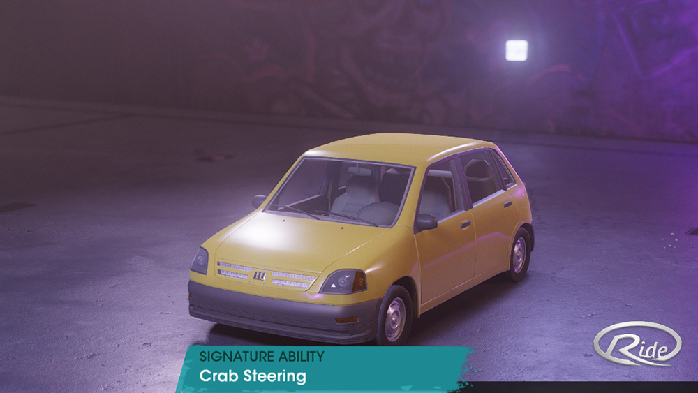 Crab Steering-Vehicle: Ride