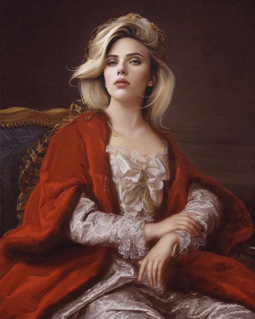 celebrities were classical paintings