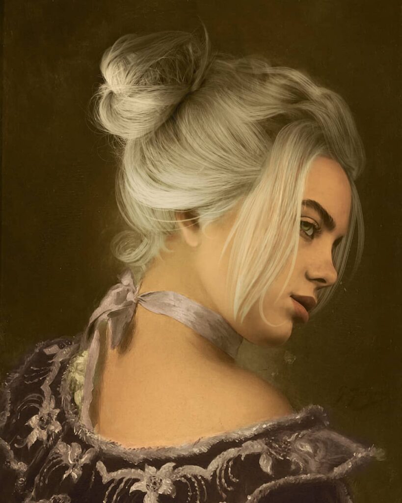 celebrities were classical paintings