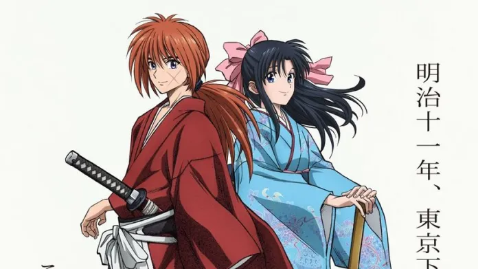 Kenshin Himura and Kaoru Kamiya