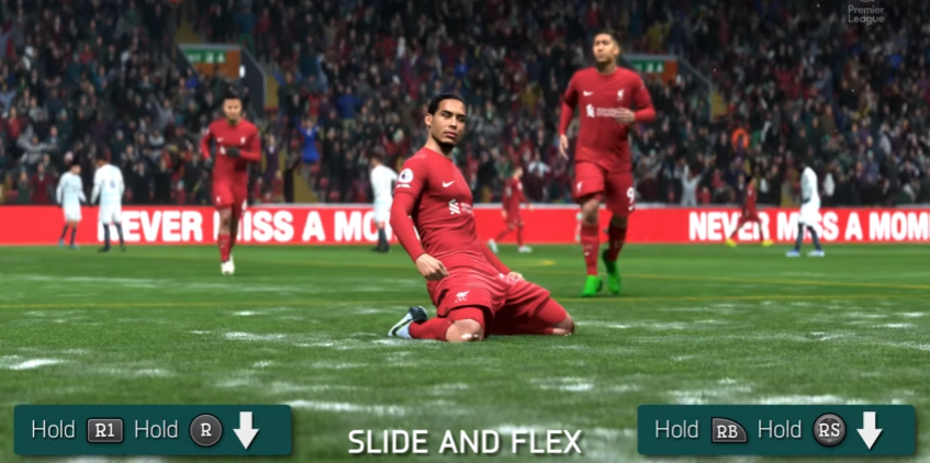 Slide and flex celebration
