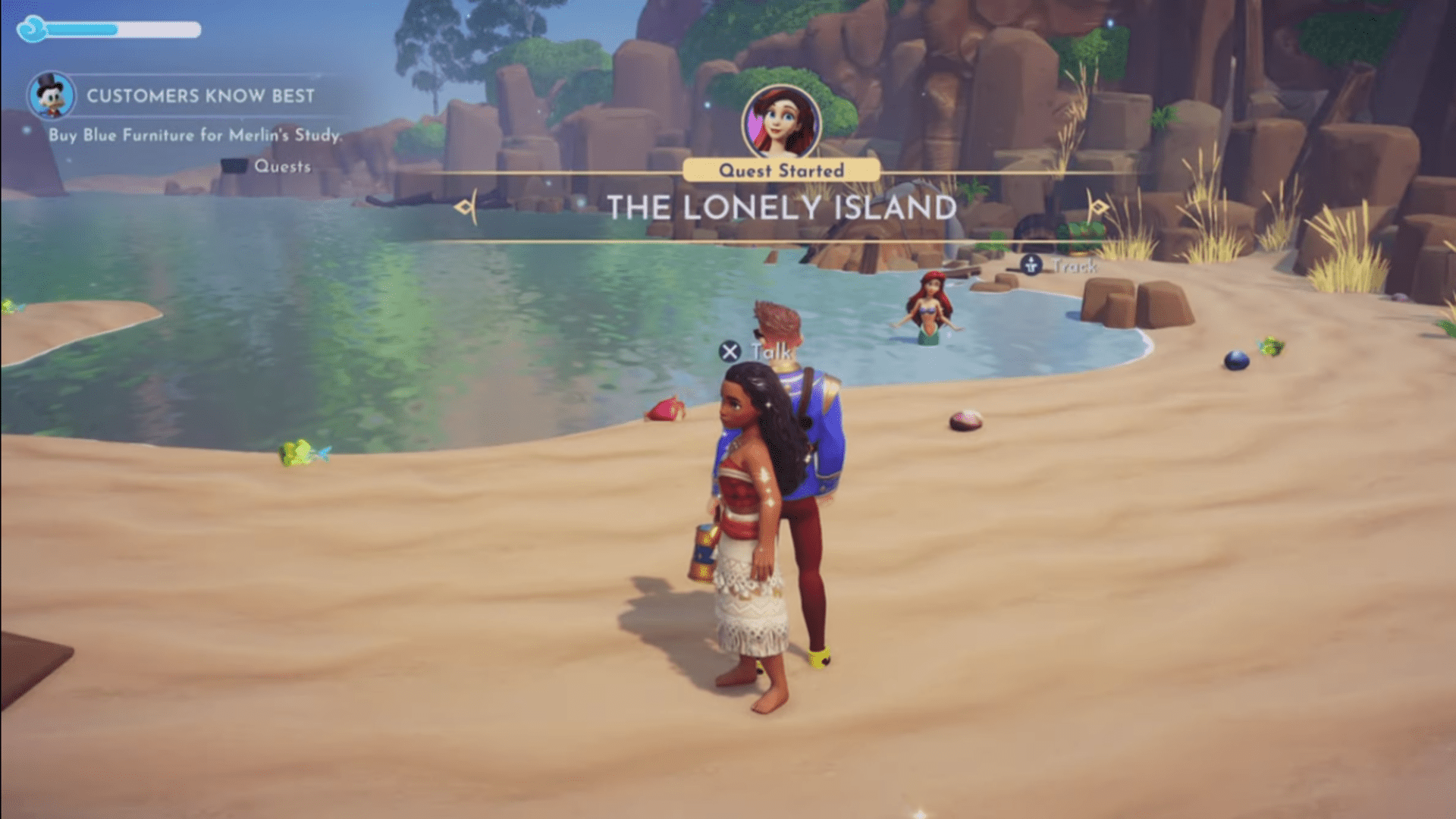 How to complete The Lonely Island Quest in Disney Dreamlight Valley