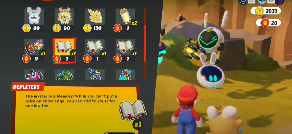 Mario + Rabbids: Sparks of Hope all Palette Prime Memory