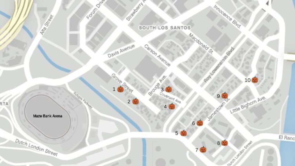 Locations of all Jack O Lanterns in GTA Online