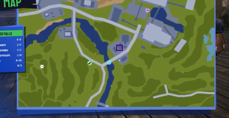 Map location of trinket # 3