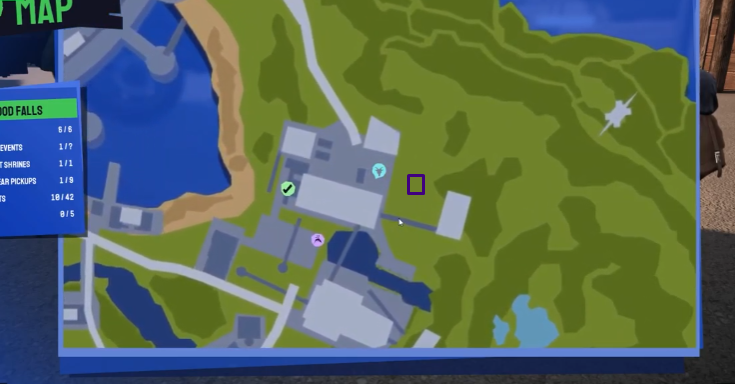 Map location of trinket # 4