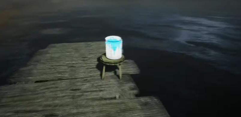 Cyan Paint Can