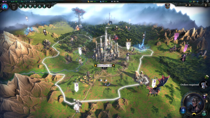 Age of Wonders 4 Strategy Map
