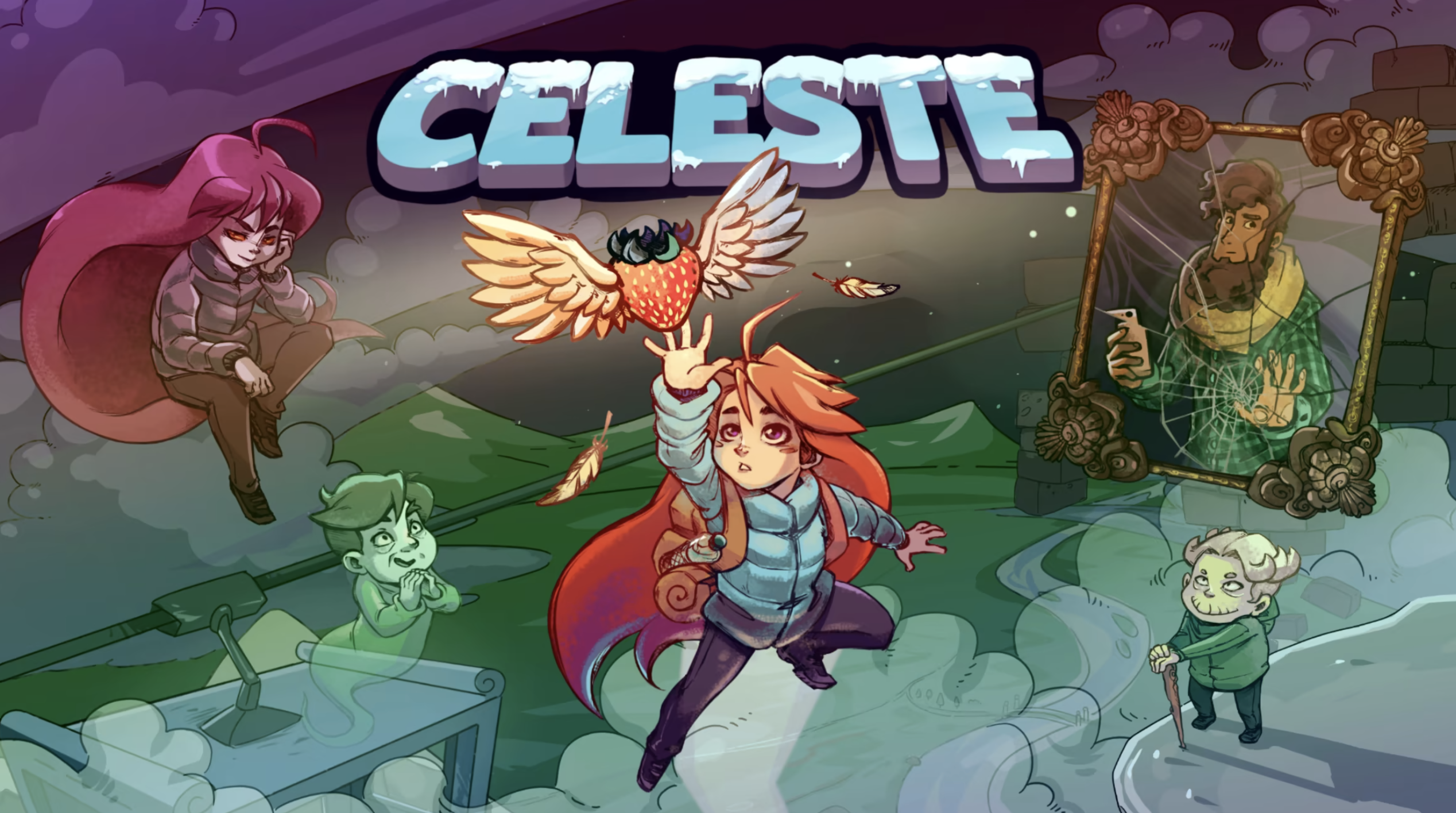 Силеста. Селеста игра. Celeste игра платформер. Селеста игра арт. Селестия игра платформер.