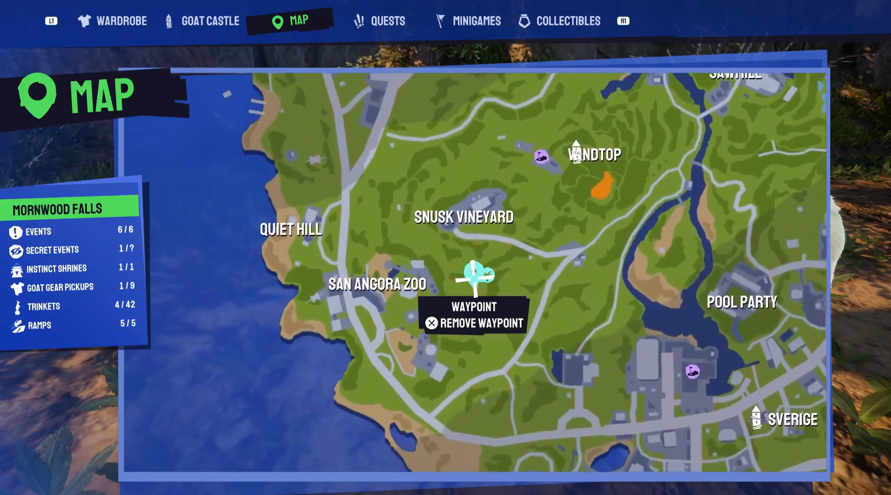 San Angora Zoo Trinkets Locations