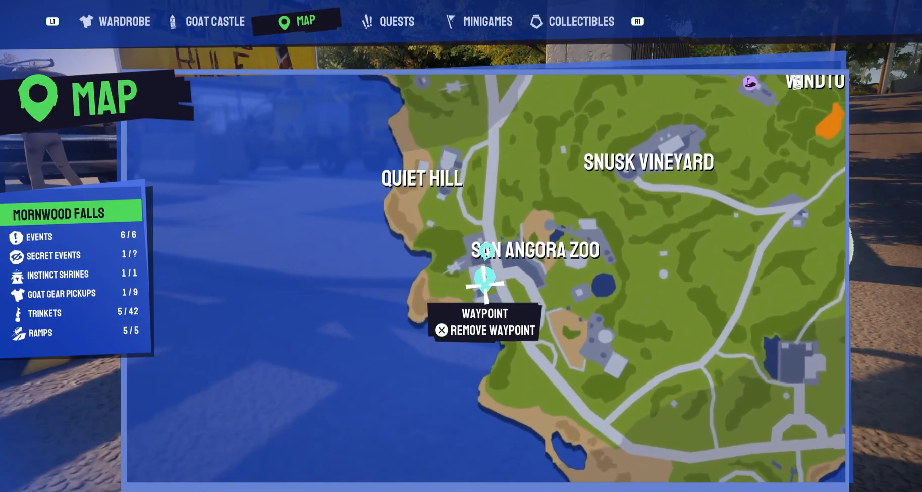 San Angora Zoo Trinkets Locations