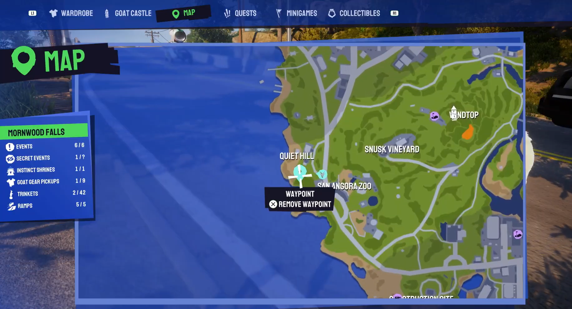 San Angora Zoo Trinkets Locations