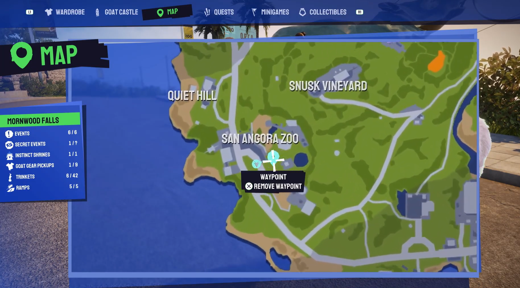 San Angora Zoo Trinkets Locations