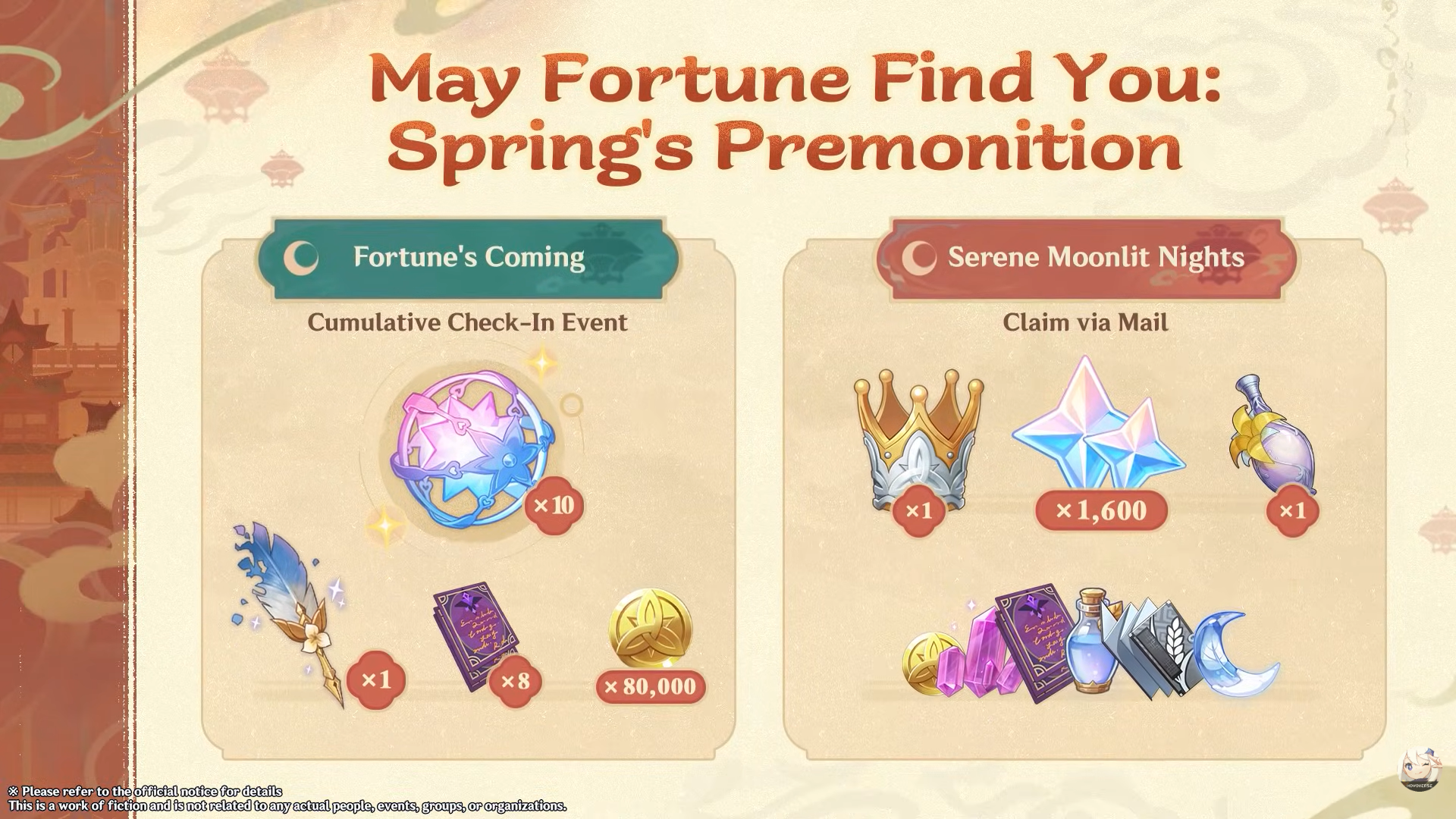 may fortune find you: spring's premonition