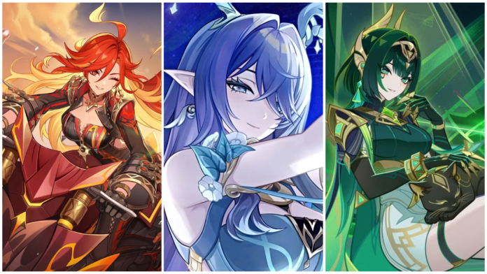 best genshin impact female characters